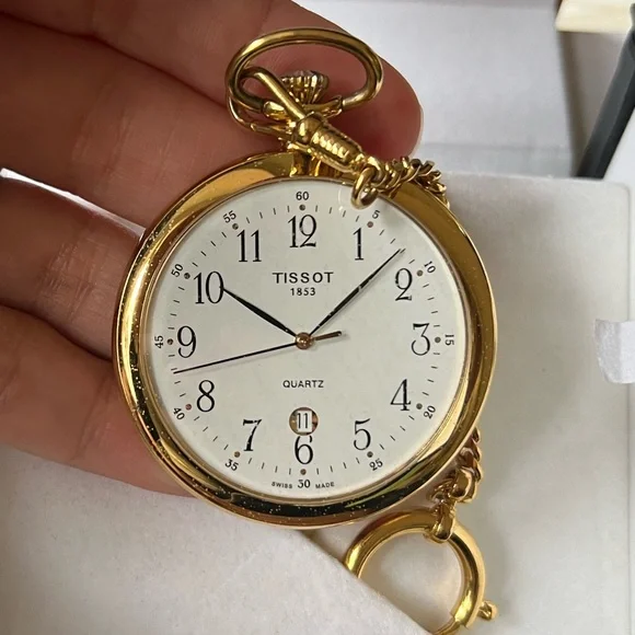 EUC TISSOT POCKET WATCH. CASE AND DUST BAG INCLUDED. - Picture 1 of 13